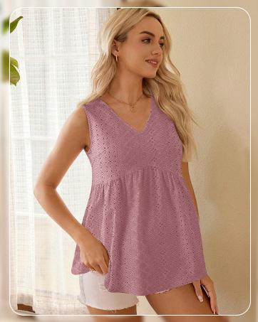 Women's Spaghetti-Strap Camisole — Flowy Ruffled-Hem Top (For a looser fit, we recommend sizing up by 1–2 sizes.)