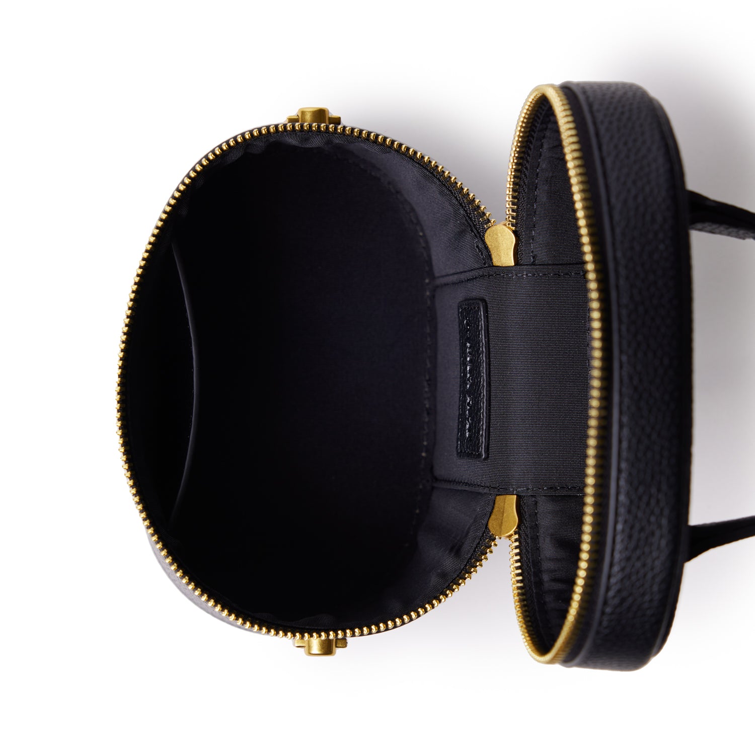 MINI PEBBLE VANITY BAG - BLACK