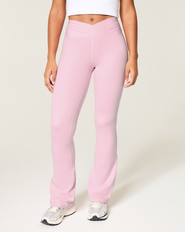 Gilly Hicks Active Recharge Wrap Waist Bootcut Leggings