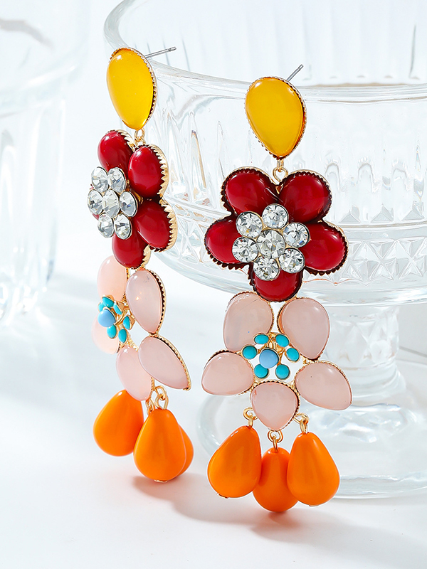 Geometric Drop Earrings