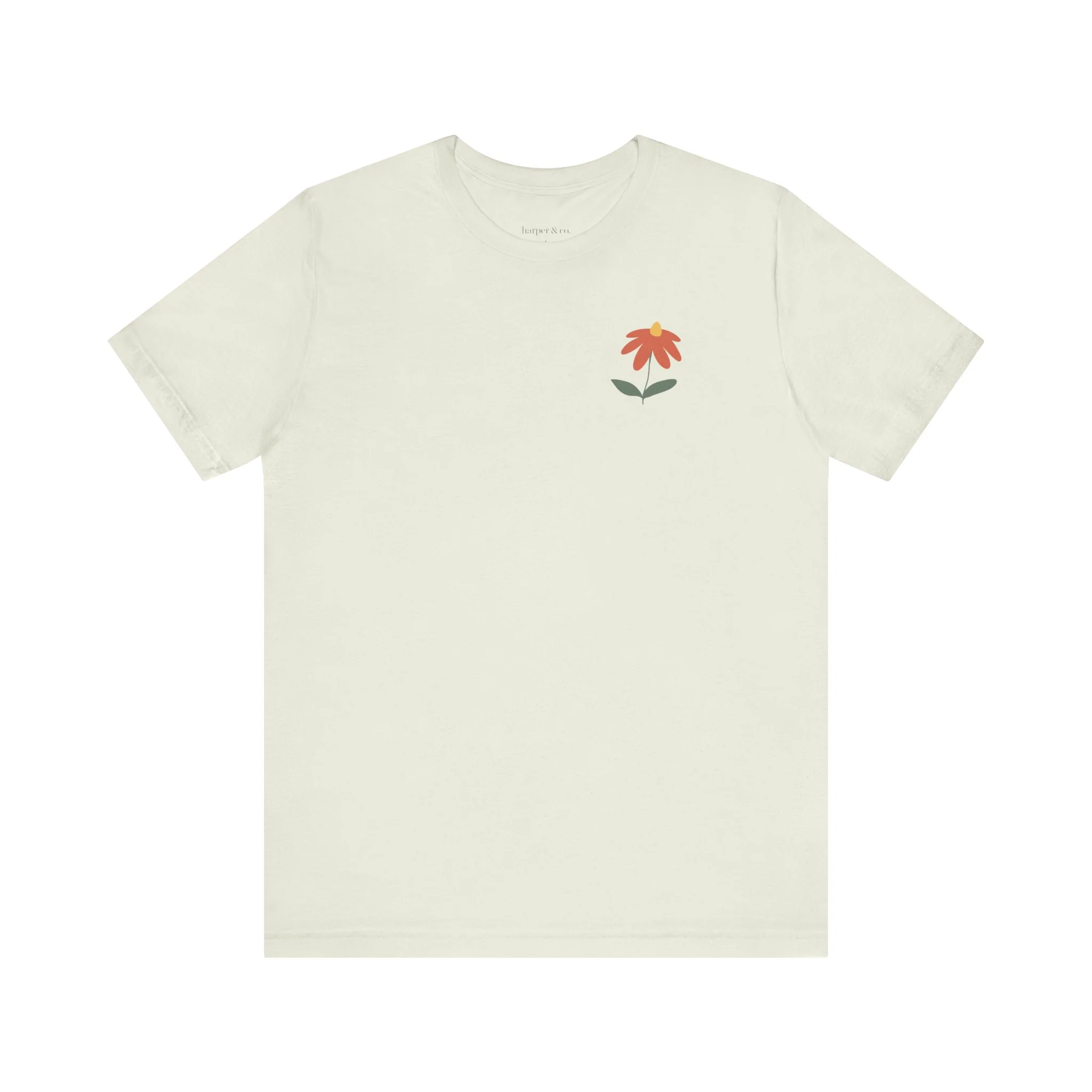 Gerbera Bella Canvas Unisex Jersey T-Shirt - Multiple Colors