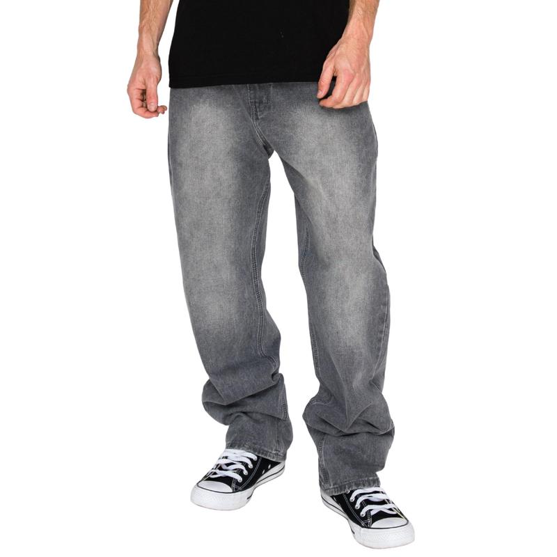 Men's 13oz 100% Cotton Baggy Denim Jeans