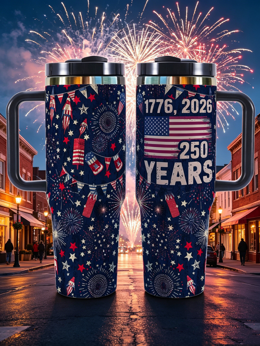 250Th Anniversary Commemoration 40Oz Second Generation Handle Car Cup Insulated Ice King Cup