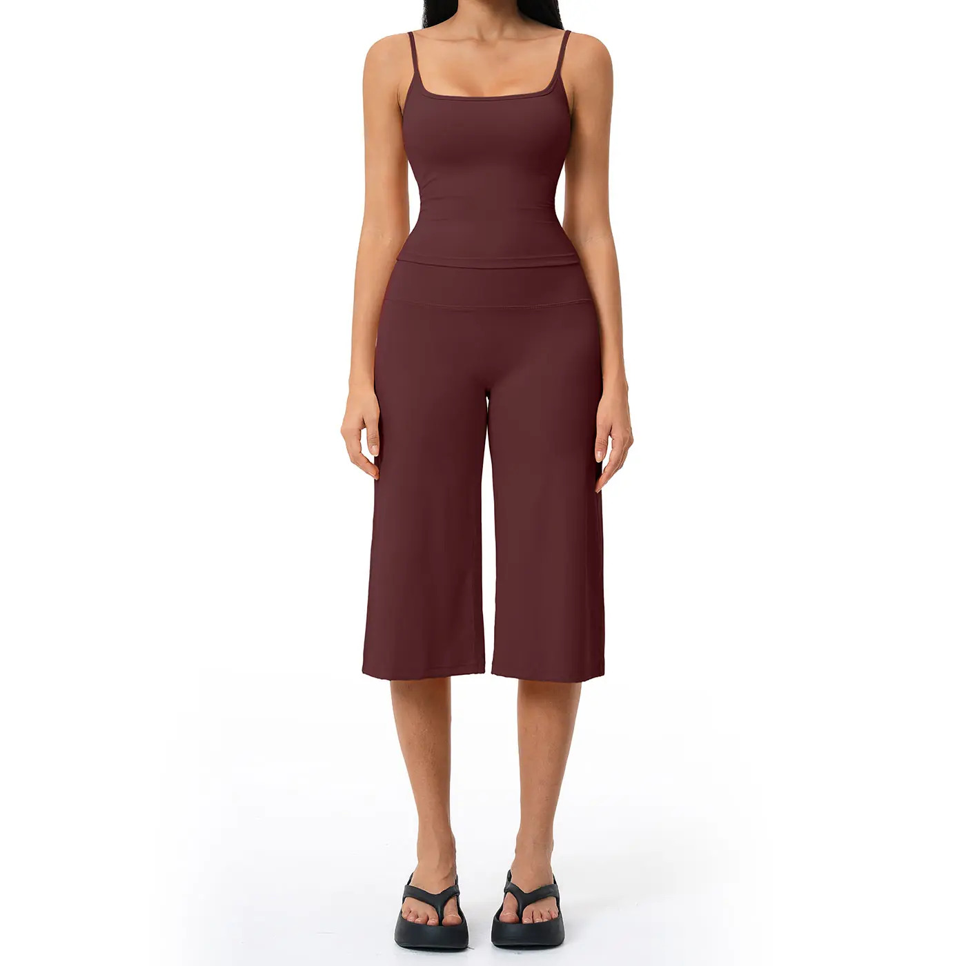 New Yoga Set: Camisole Top, High-Waisted Quick-Dry Casual Shorts, Running & Outdoor Yoga Outfit