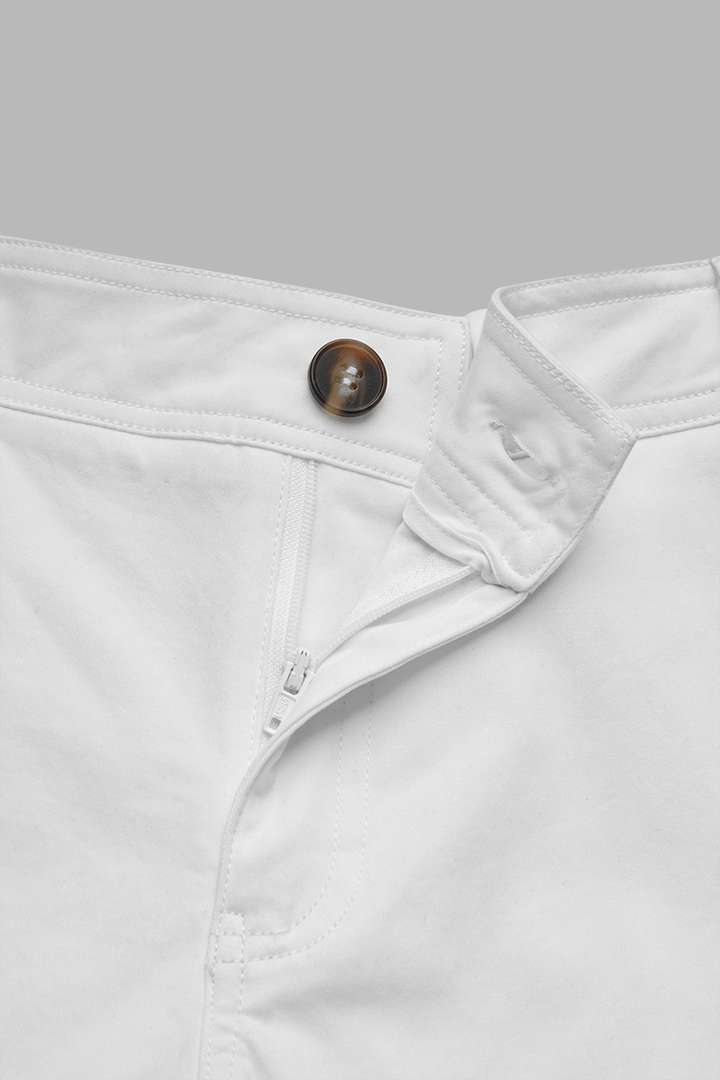 1Solid Multi Pocket Mid Rise Bermuda Cargo Shorts