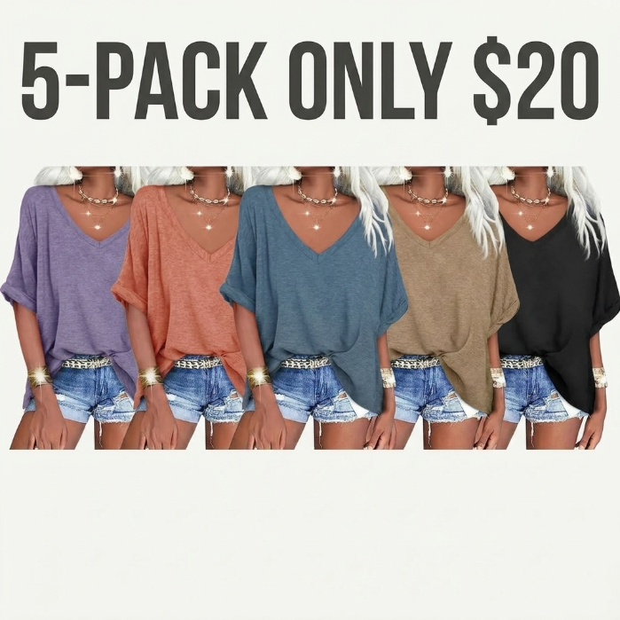 Women’s Oversized V-Neck T-Shirt