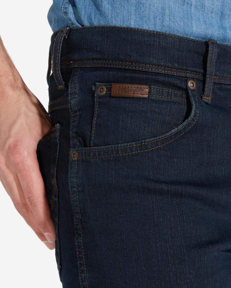 Texas Stretch Authentic Straight Mens Jeans - Blue Black