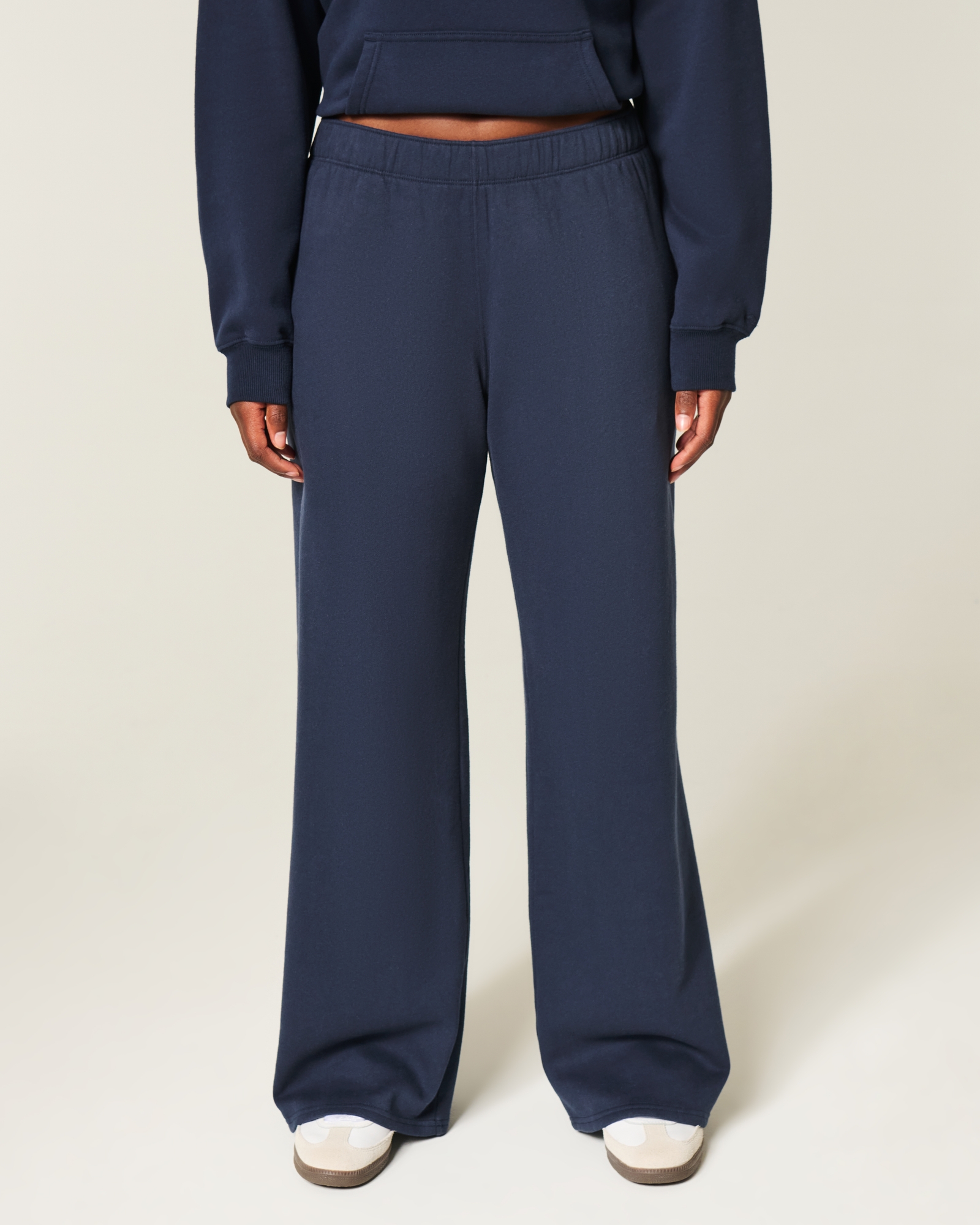 Wide-Leg Sweatpants