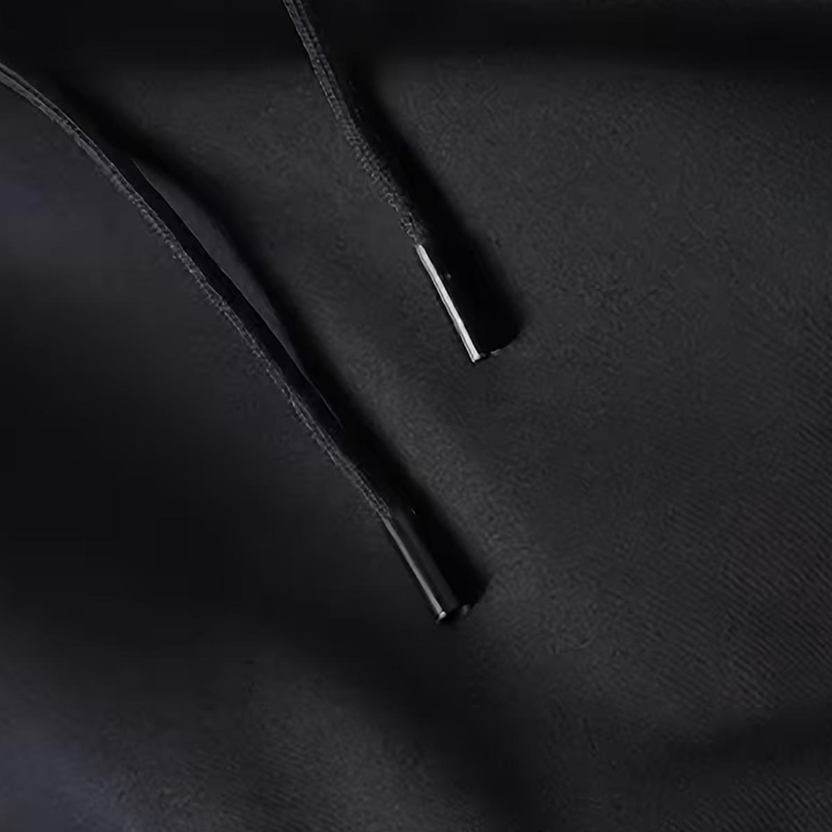 Men's Unisex Fashion Athletic Shorts Drawstring Waistband, Side Zipper Closures