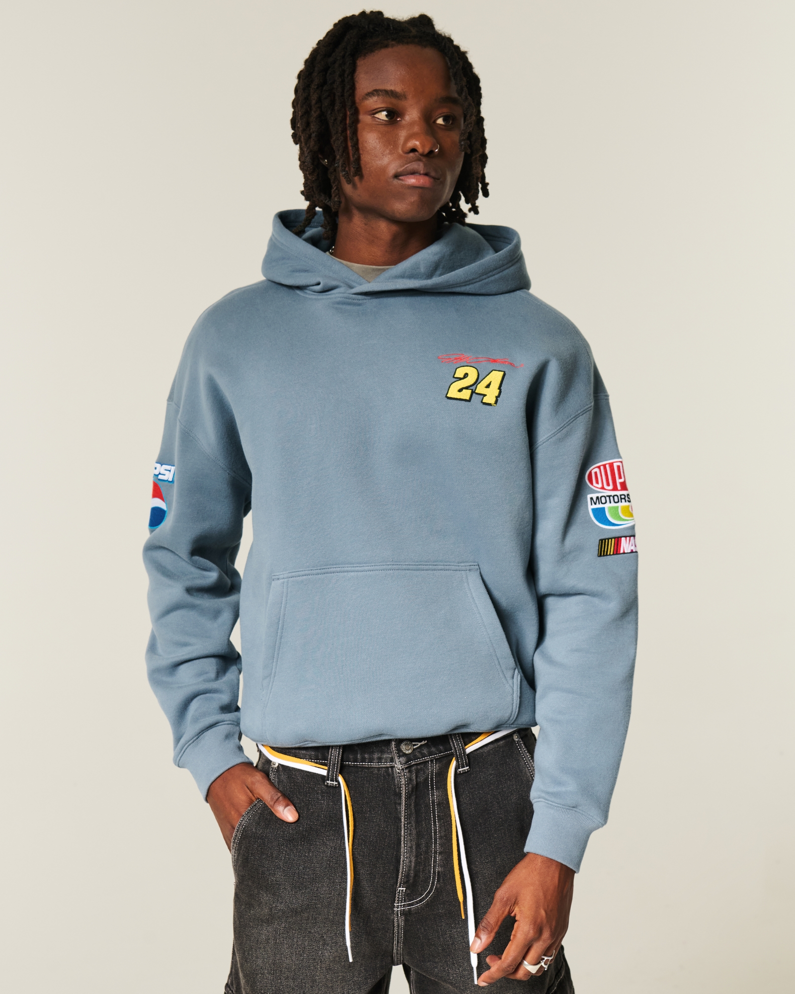 Boxy Volkswagen Racing Graphic Hoodie