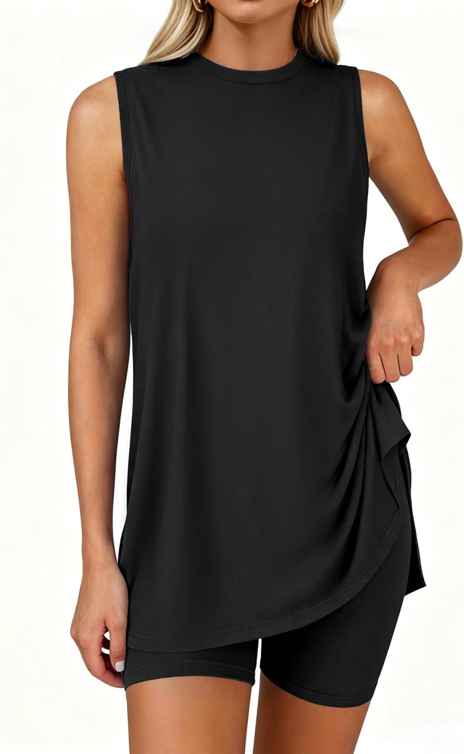 2 Piece Short Sets for Women Summer Matching Lounge Sets Resort Airport Travel Loungewear 2026 Fashion Outfits