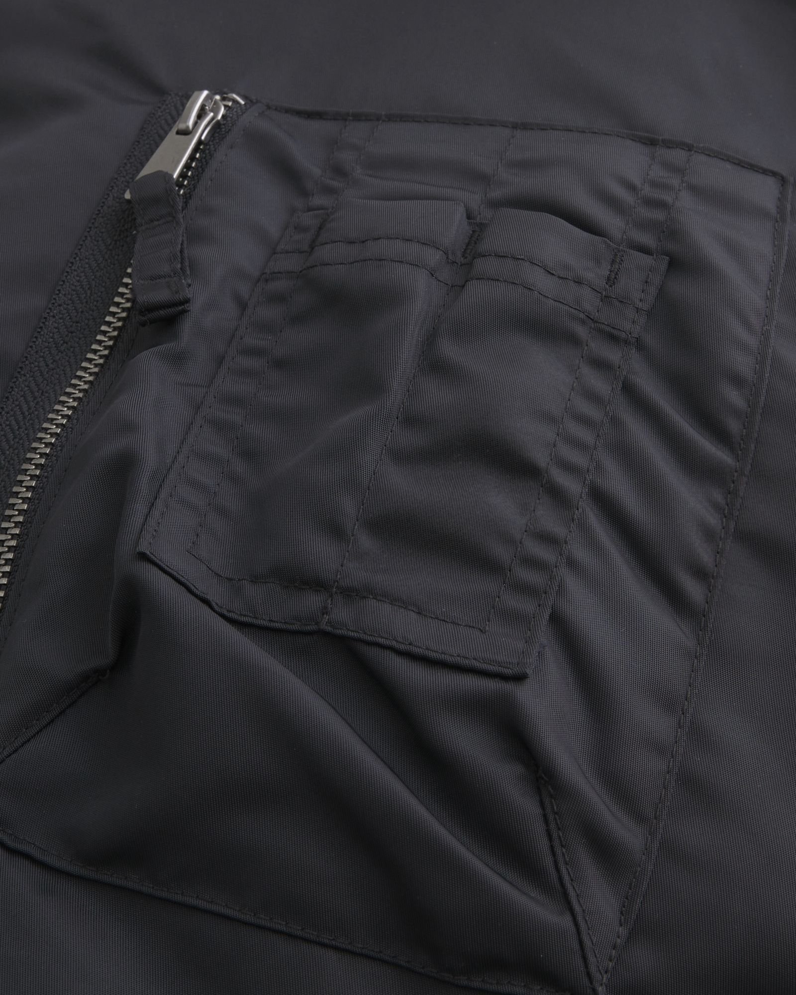 Faux Fur Trim Zip-Up Bomber Jacket