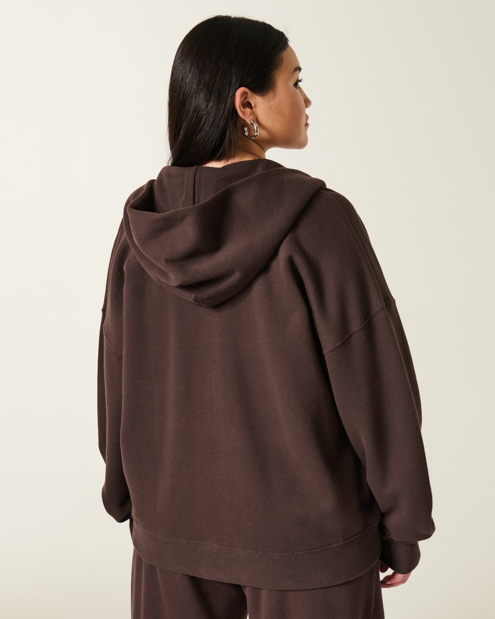 Oversized Zip-Up Hoodie
