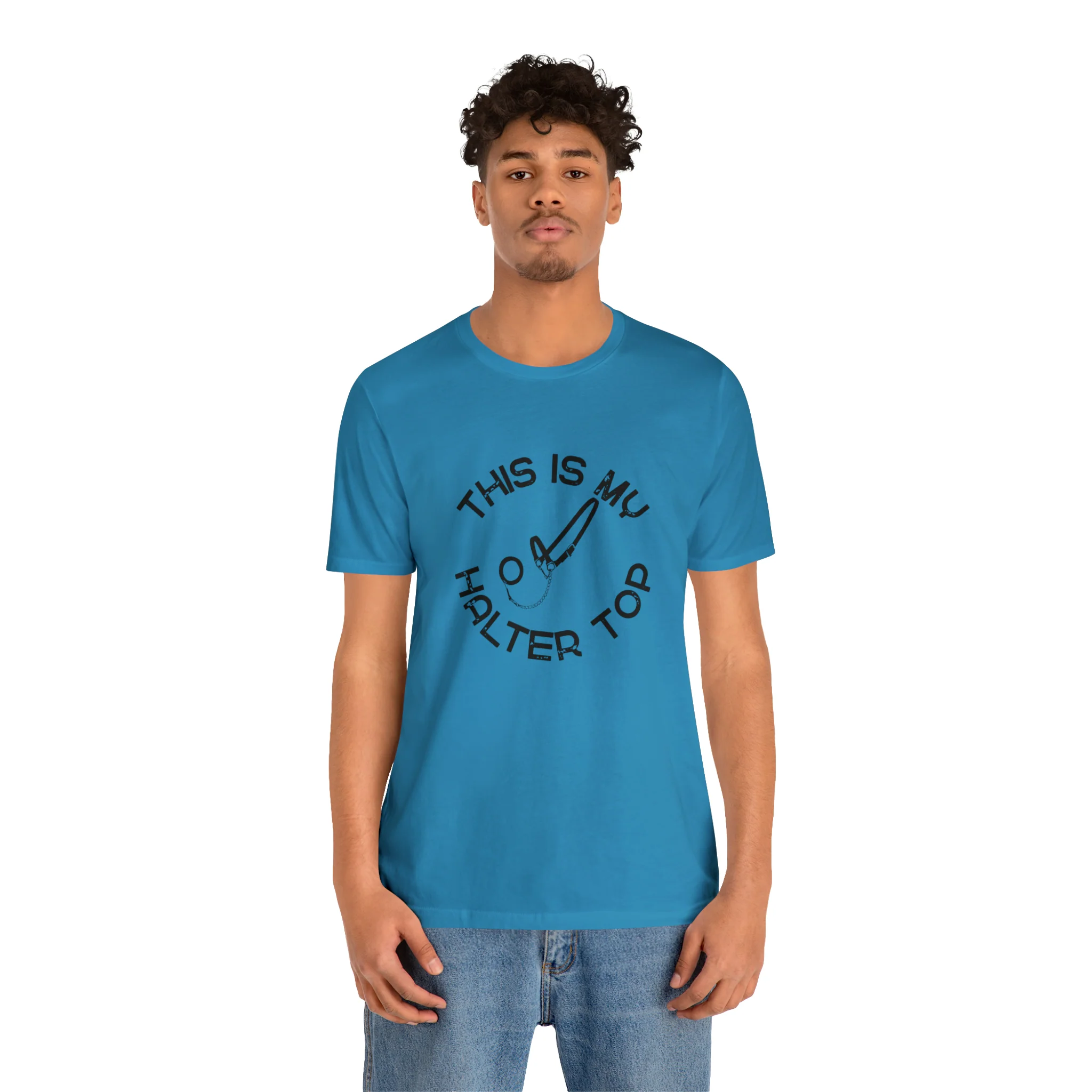 This is My Halter Top Unisex Jersey Short Sleeve Tee