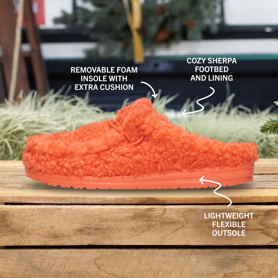 Wally Slipper - Electric Orange