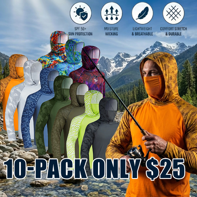 ☀️ Men's UPF 50+ Quick-Dry Sun Hoodie