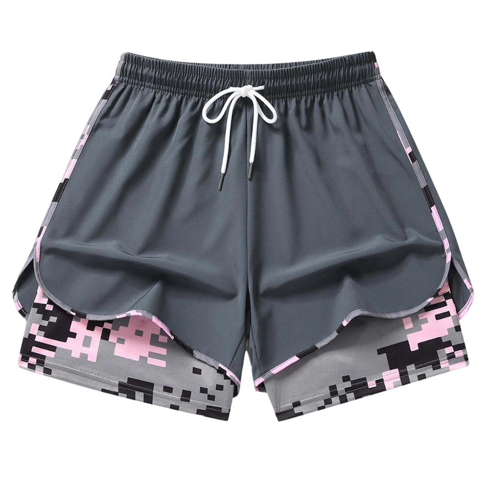 Women’s Casual Athletic Shorts With Built-In Liner