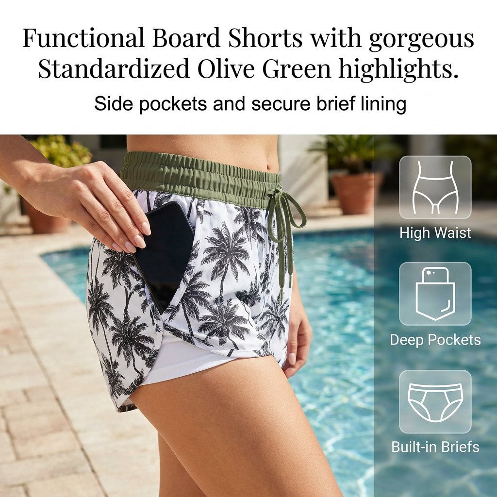 ⏰LAST DAY 90% OFF - 3 Piece Tankini with Shorts 🔥