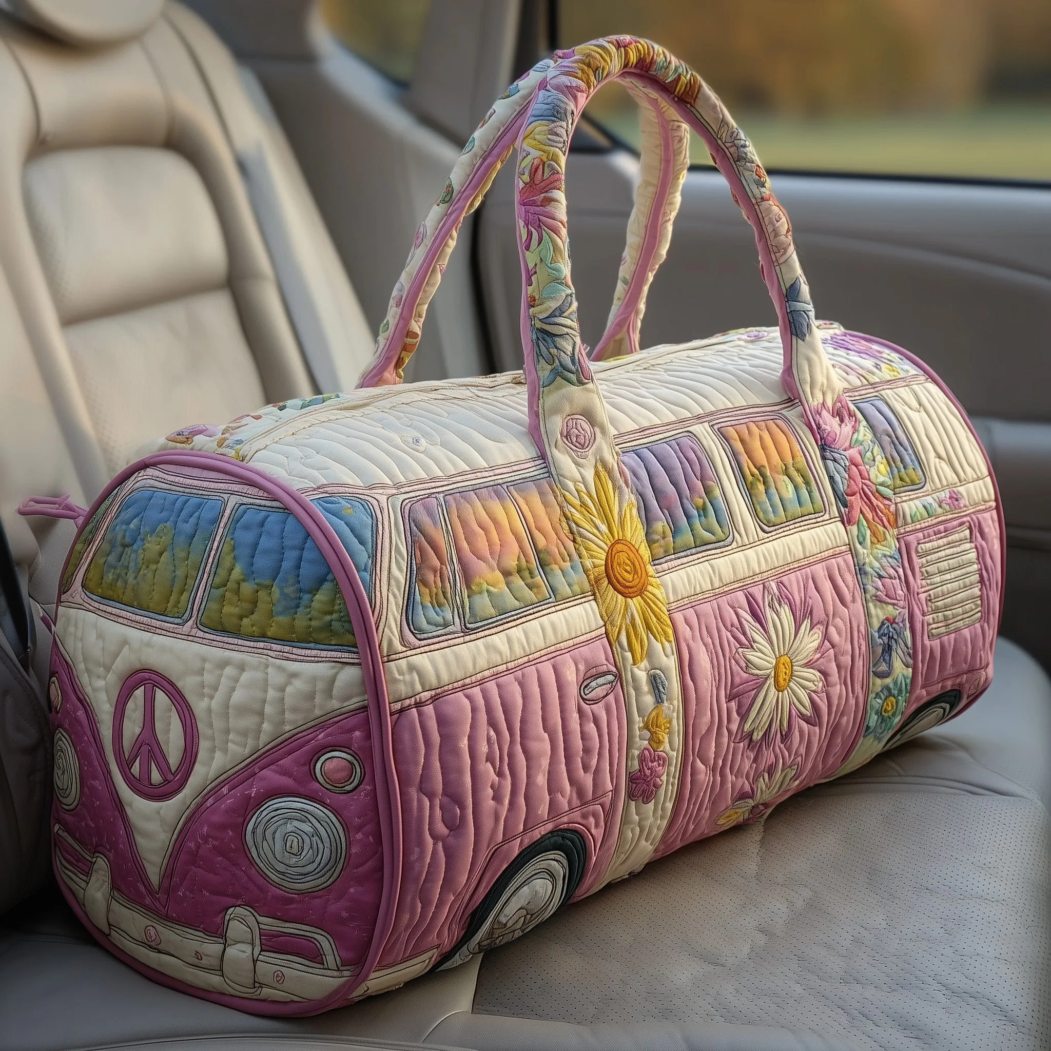 Hippie Journey Quilted Duffle Bag-Fashion Trends in 2026