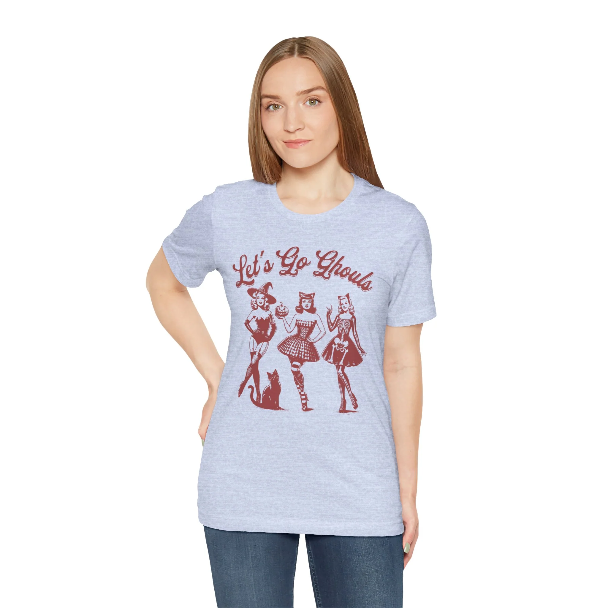 Let's Go Ghouls Bella Canvas Unisex Jersey T-Shirt - Multiple Colors