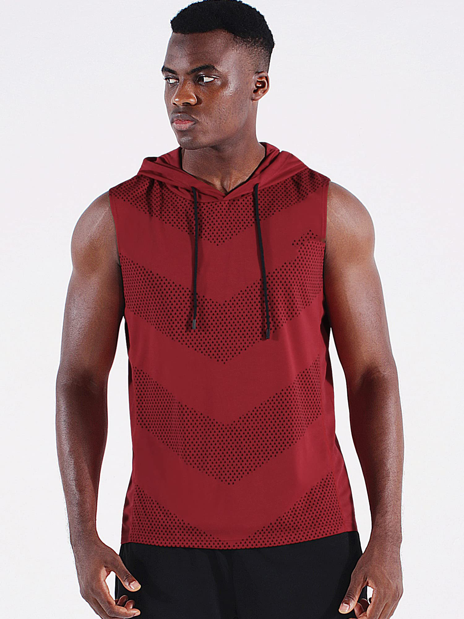 Men's Workout Tank Tops 3 Pack Sleeveless Running Shirts with Hoodie Sports Fitness Vest Sports Vests SpringStatements