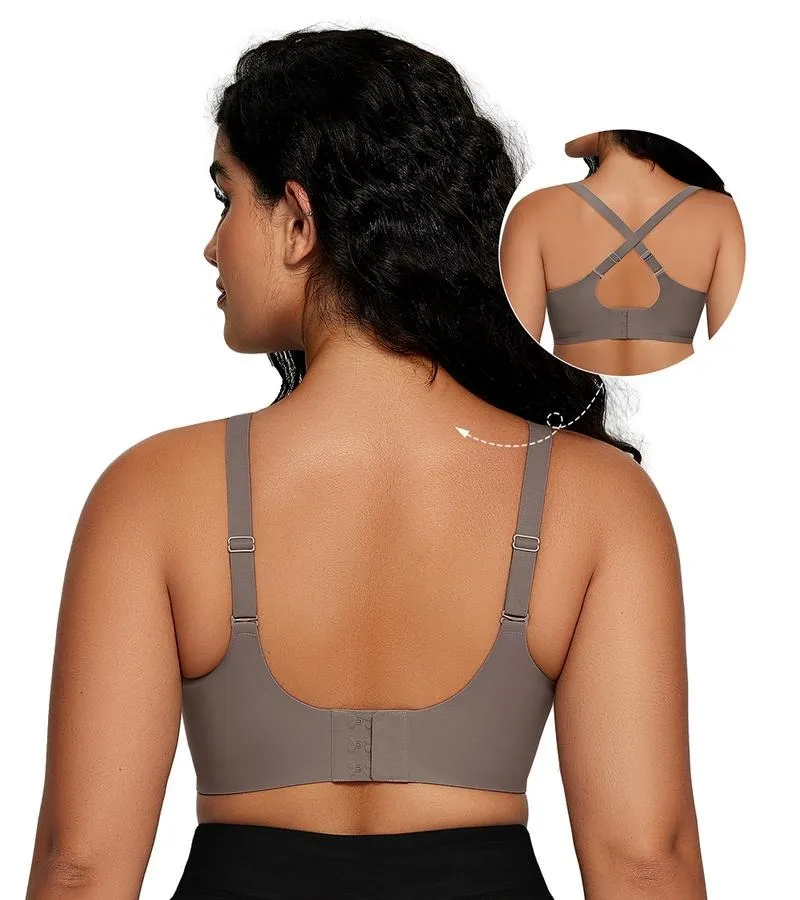 Women Comfortable Push Up Bras Wireless Seamless Full Coverage Bra