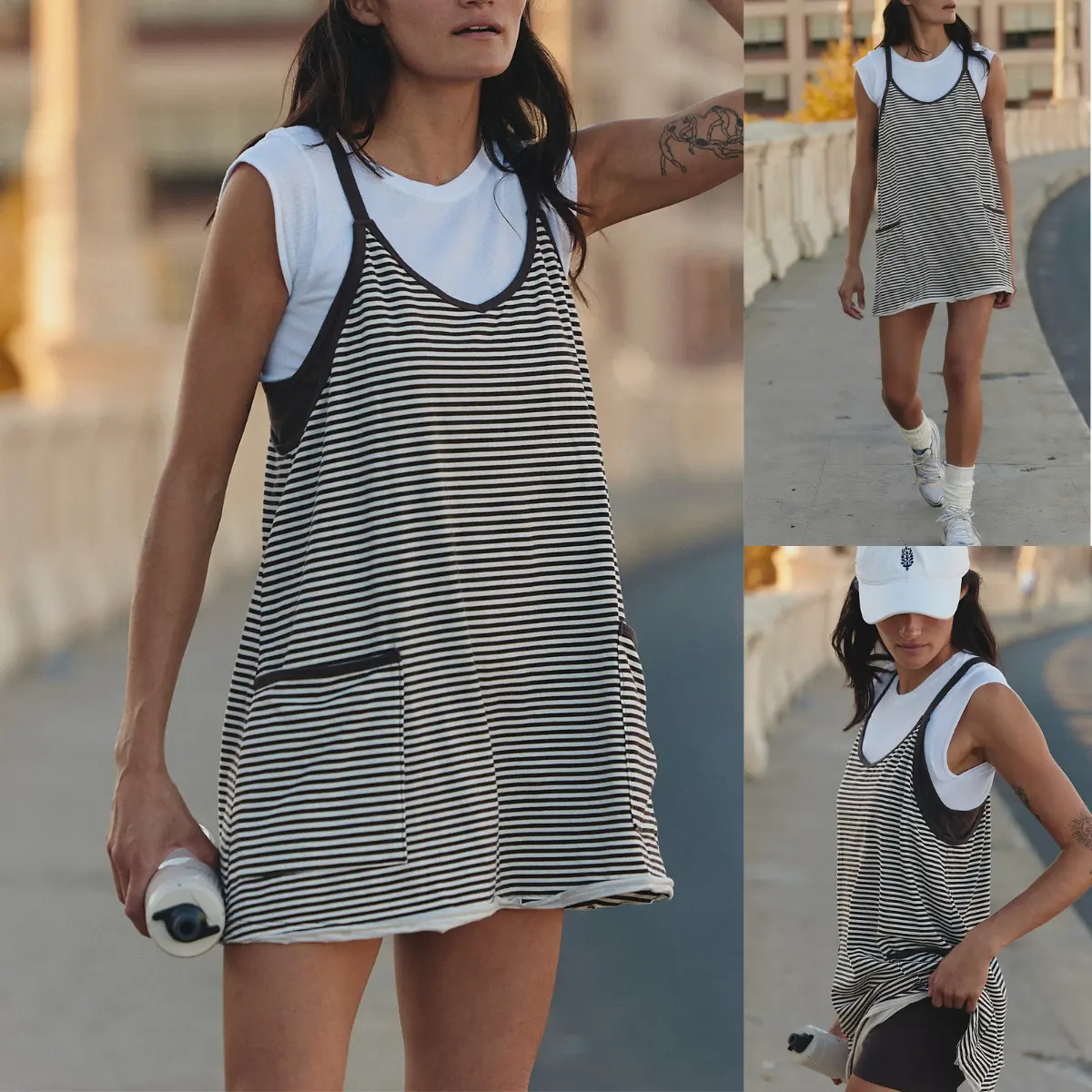 Summer Breeze Built-In Shorts Mini Dress