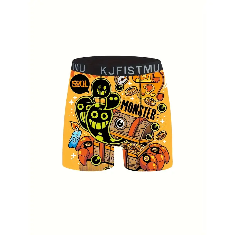 Men's 12-Pack Tie-Dye Boxer Briefs – Soft Breathable Cartoon Striped Underwear & Socks Bundle
