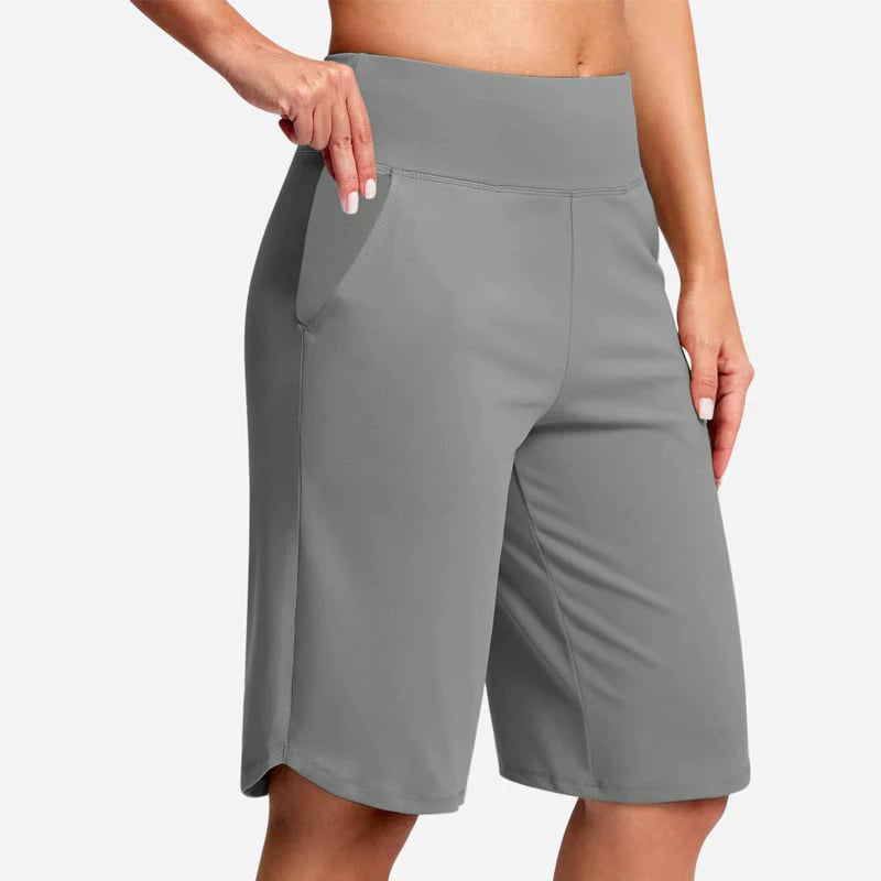 ⏰Hot sale 49% OFF🔥Women's High-Waist Yoga Shorts with Pockets