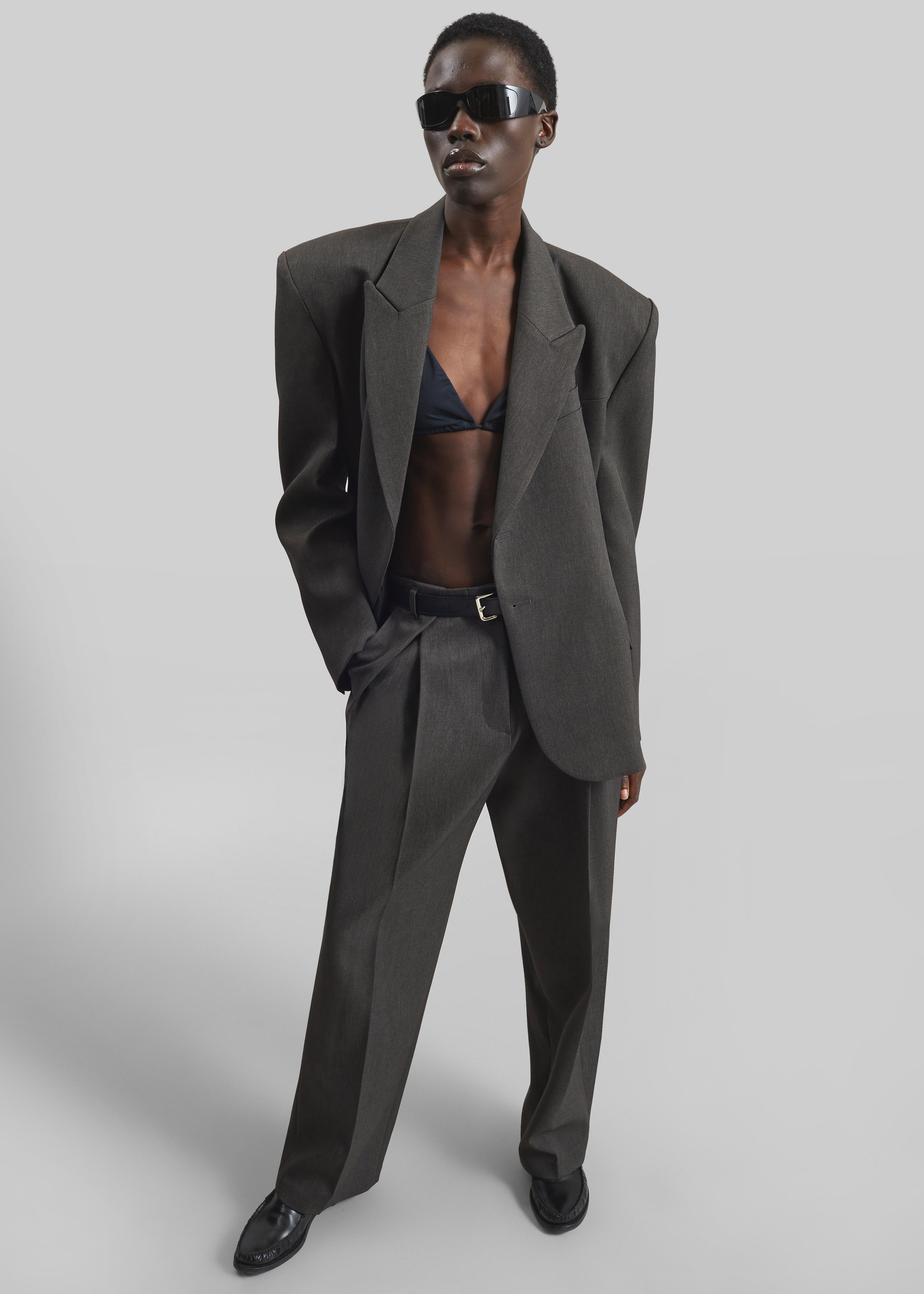 Blerick Crossover Blazer - Dark Grey