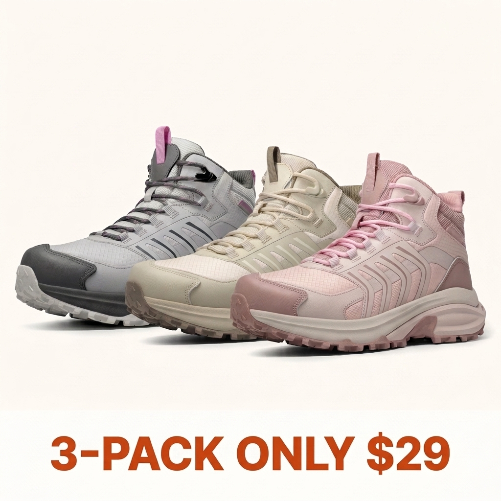 Women's Waterproof Lightweight Low-Cut Hiking Shoes