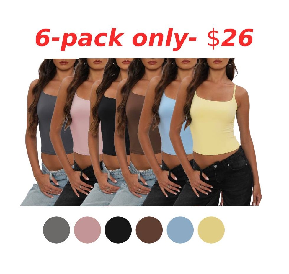 🔥Women's Square Neck Cami Top - Chic & Versatile🔥