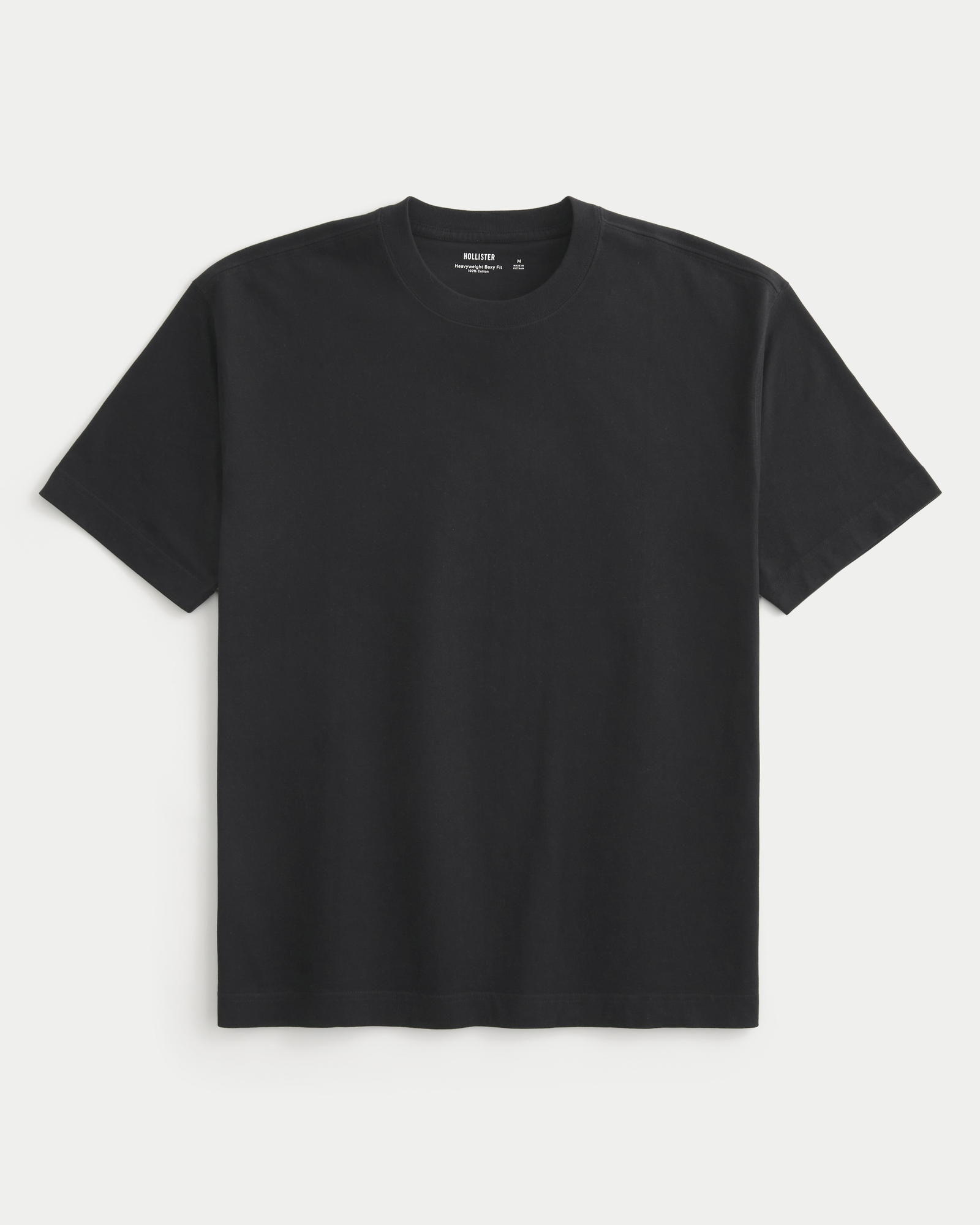 Boxy Heavyweight Washed Cotton Crew T-Shirt