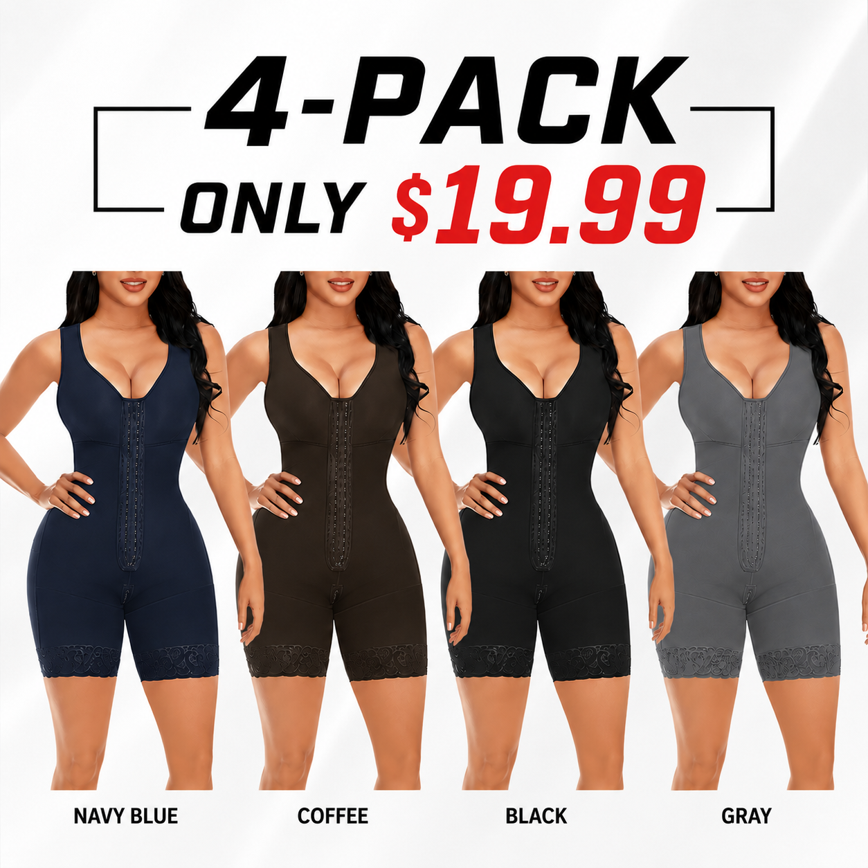 Colombian Women's Shapewear – Tummy-Control and Butt-Lifting Bodysuit