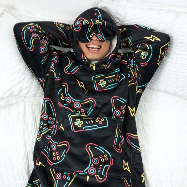 Wearable blanket Oversized with sherpa lining One size fits most.