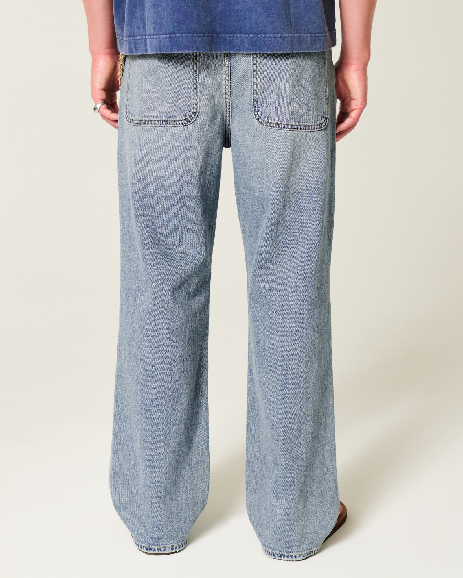 Light Wash Baggy Jeans