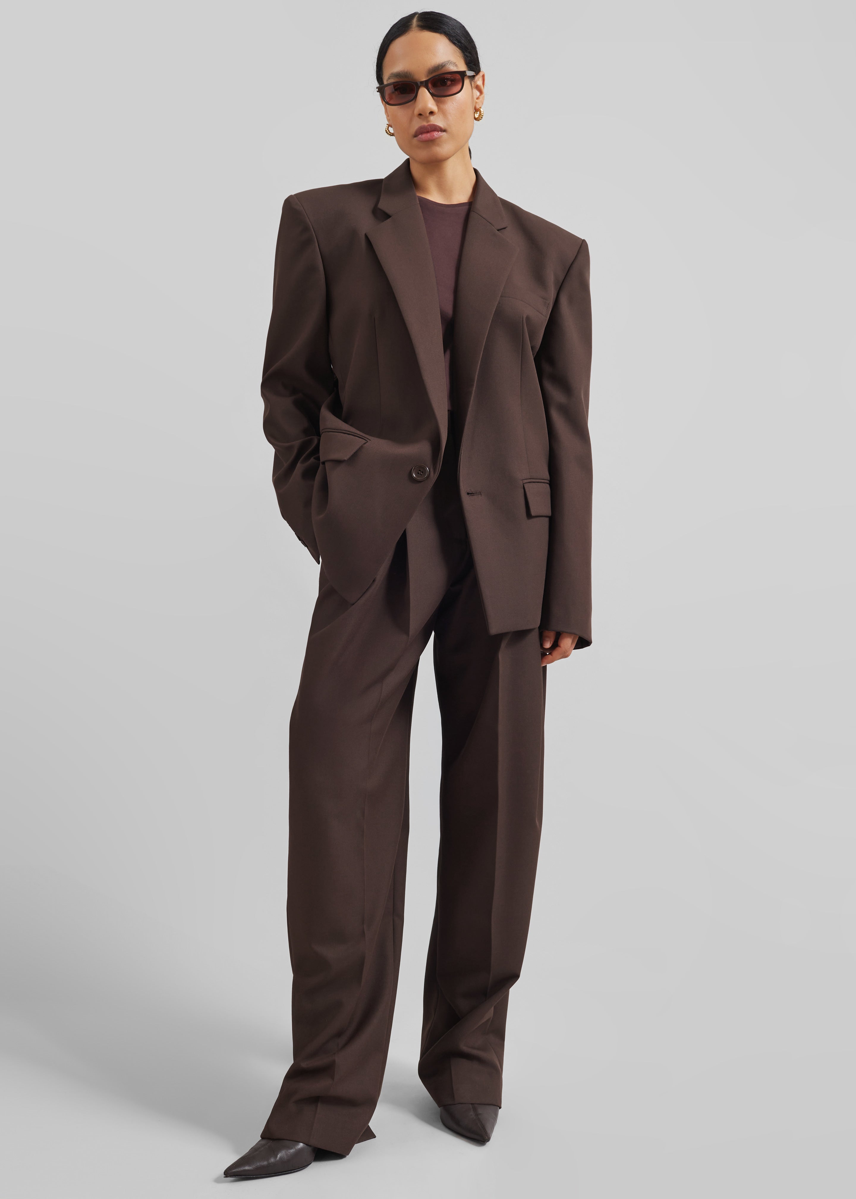 Jun Blazer - Brown