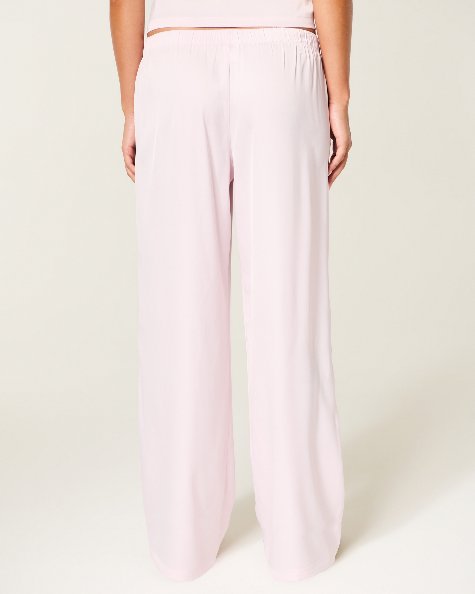 Heart Pattern Wide-Leg Pants