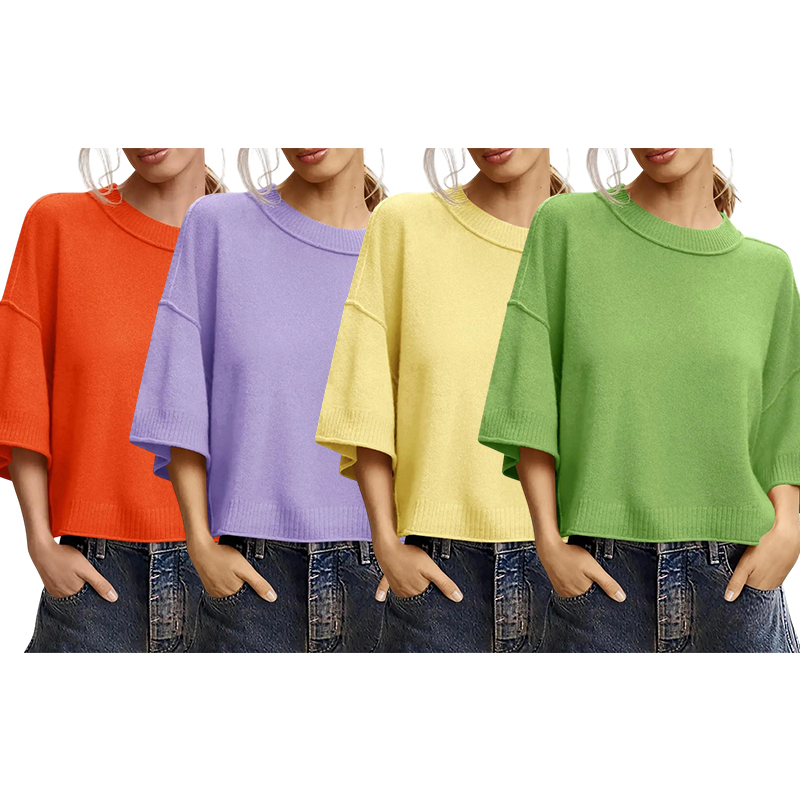 Oversized Summer Knit Top