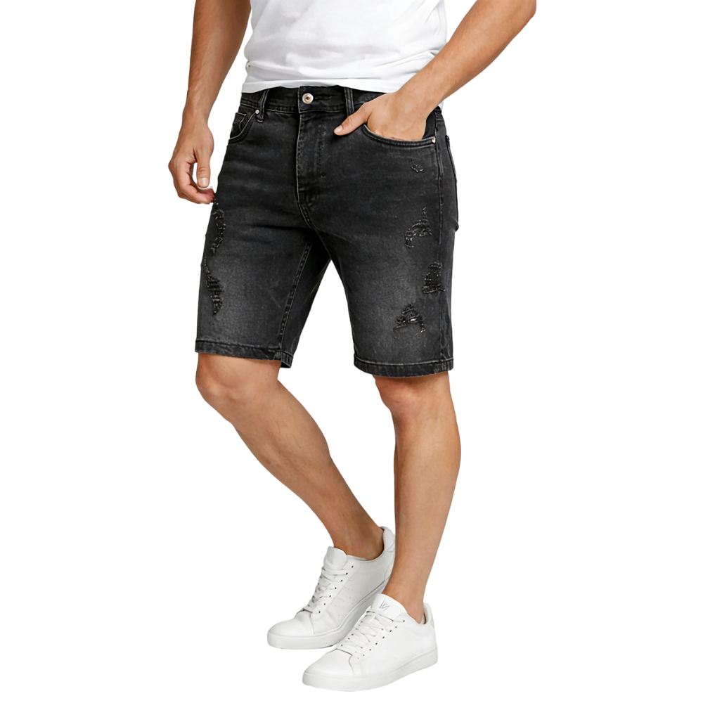 Mens 3 Pack Classic Jean Shorts with Multiple Styles (30-42)