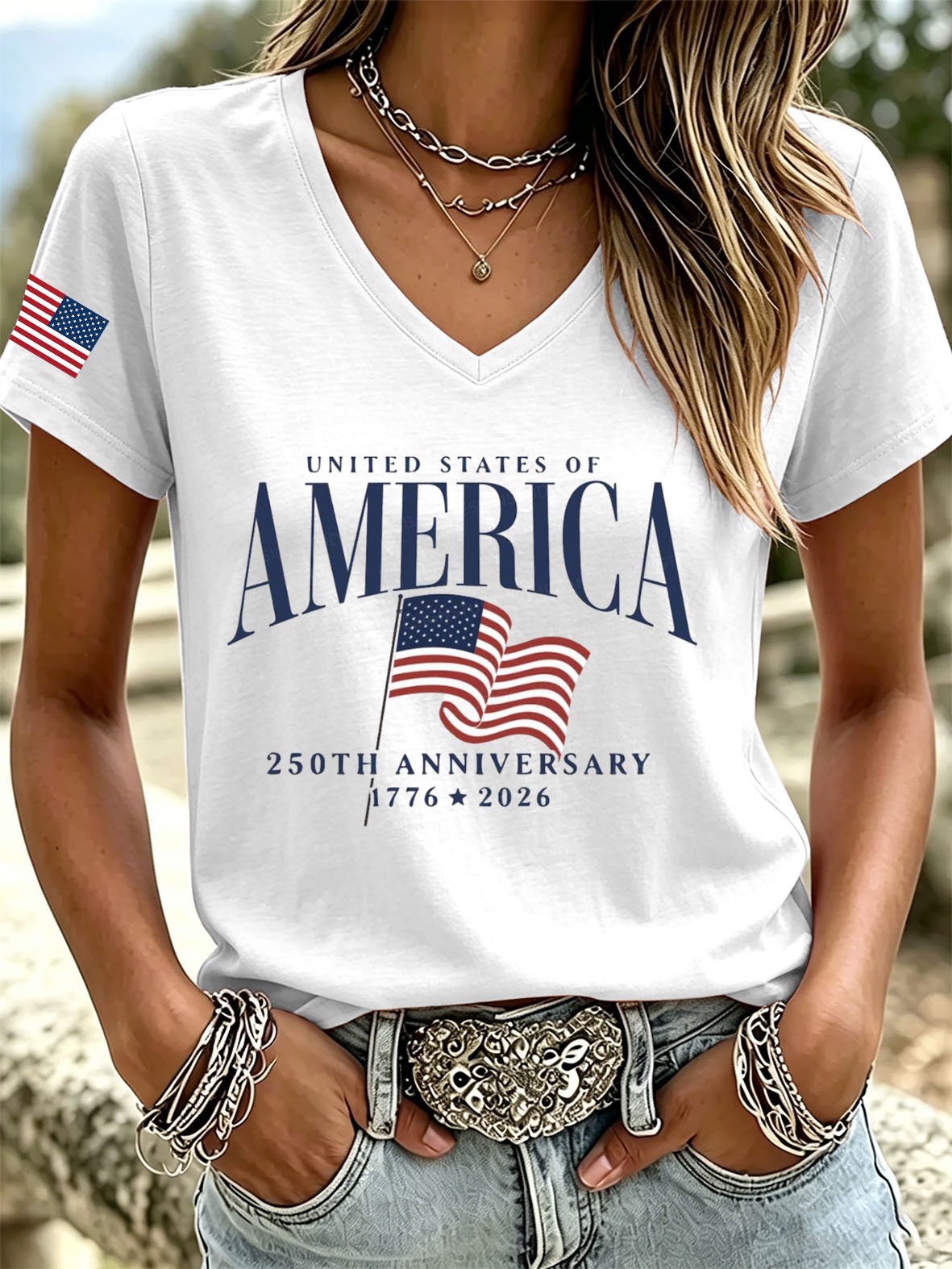 Women's Casual Print Short-Sleeve T-Shirt