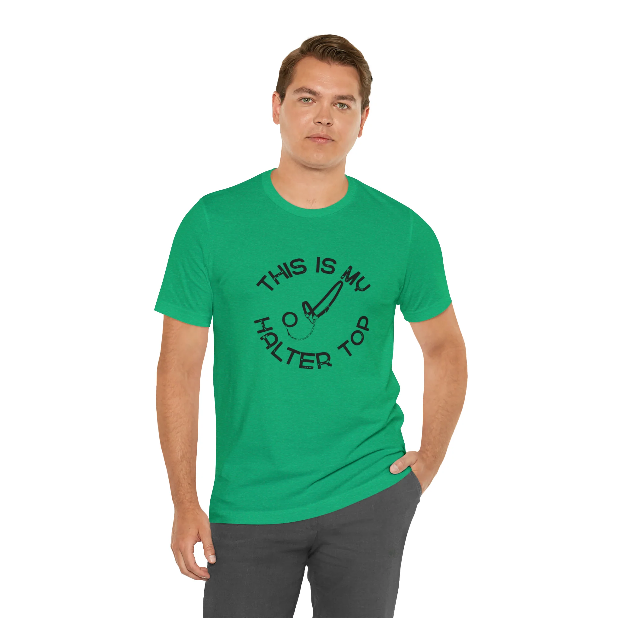 This is My Halter Top Unisex Jersey Short Sleeve Tee