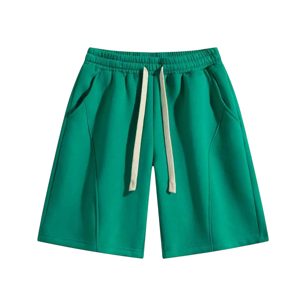 Men's Lightweight Breathable Pocket Waist Shorts - Casual Workout & All-Season Bottoms