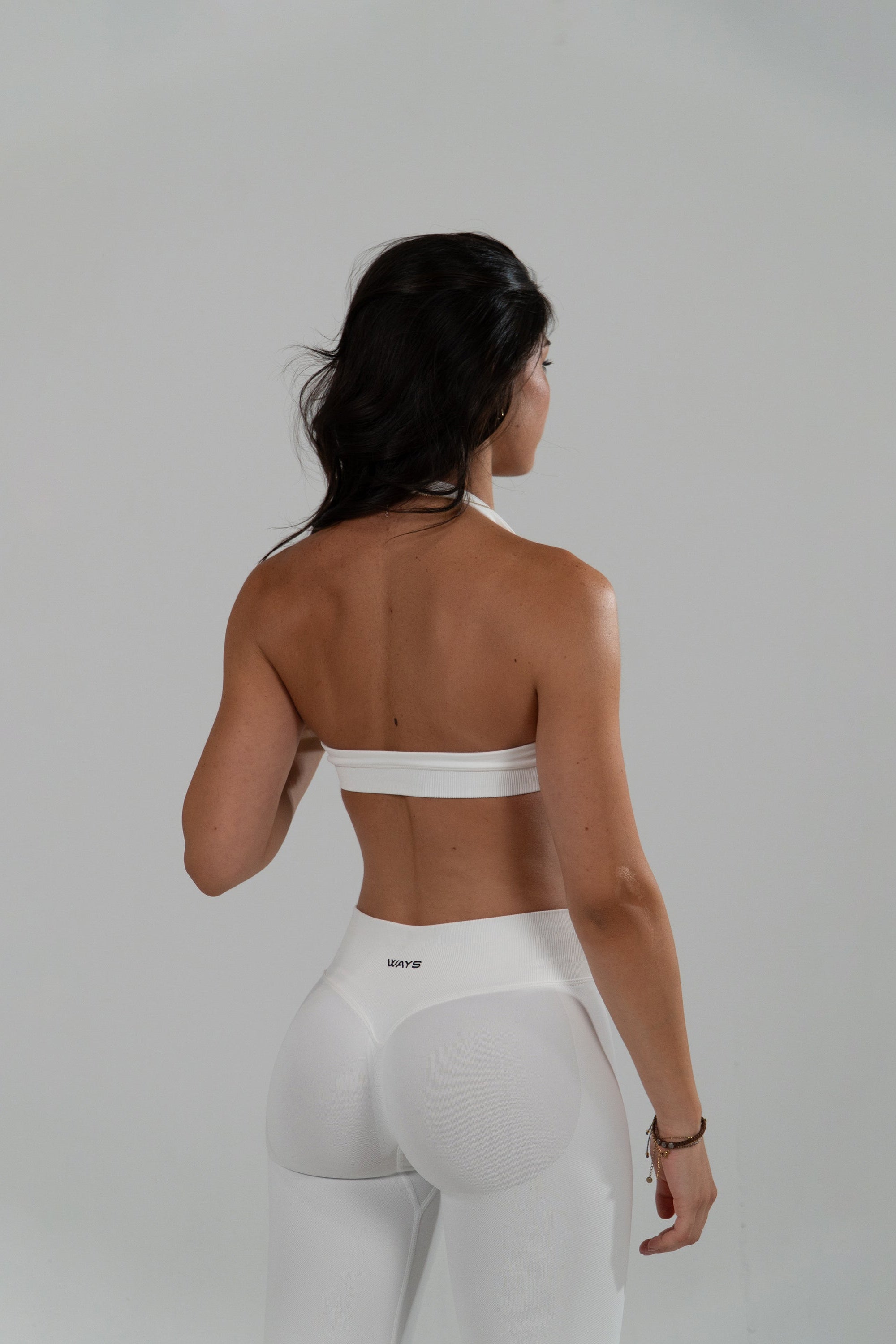 React Seamless Legging Blanco