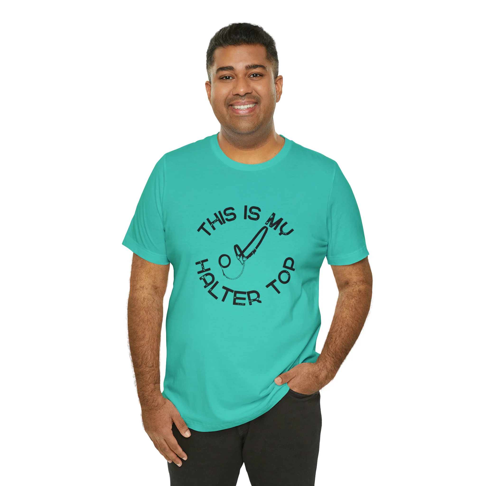 This is My Halter Top Unisex Jersey Short Sleeve Tee