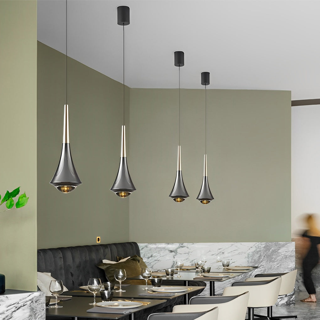 Adjustable Liftable Minimalist Creative LED Modern Chandelier with Touch Switch