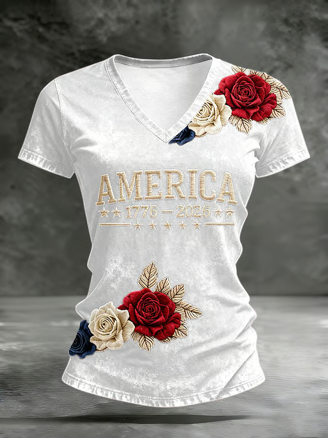 Women's America 250th Anniversary Print T-Shirt