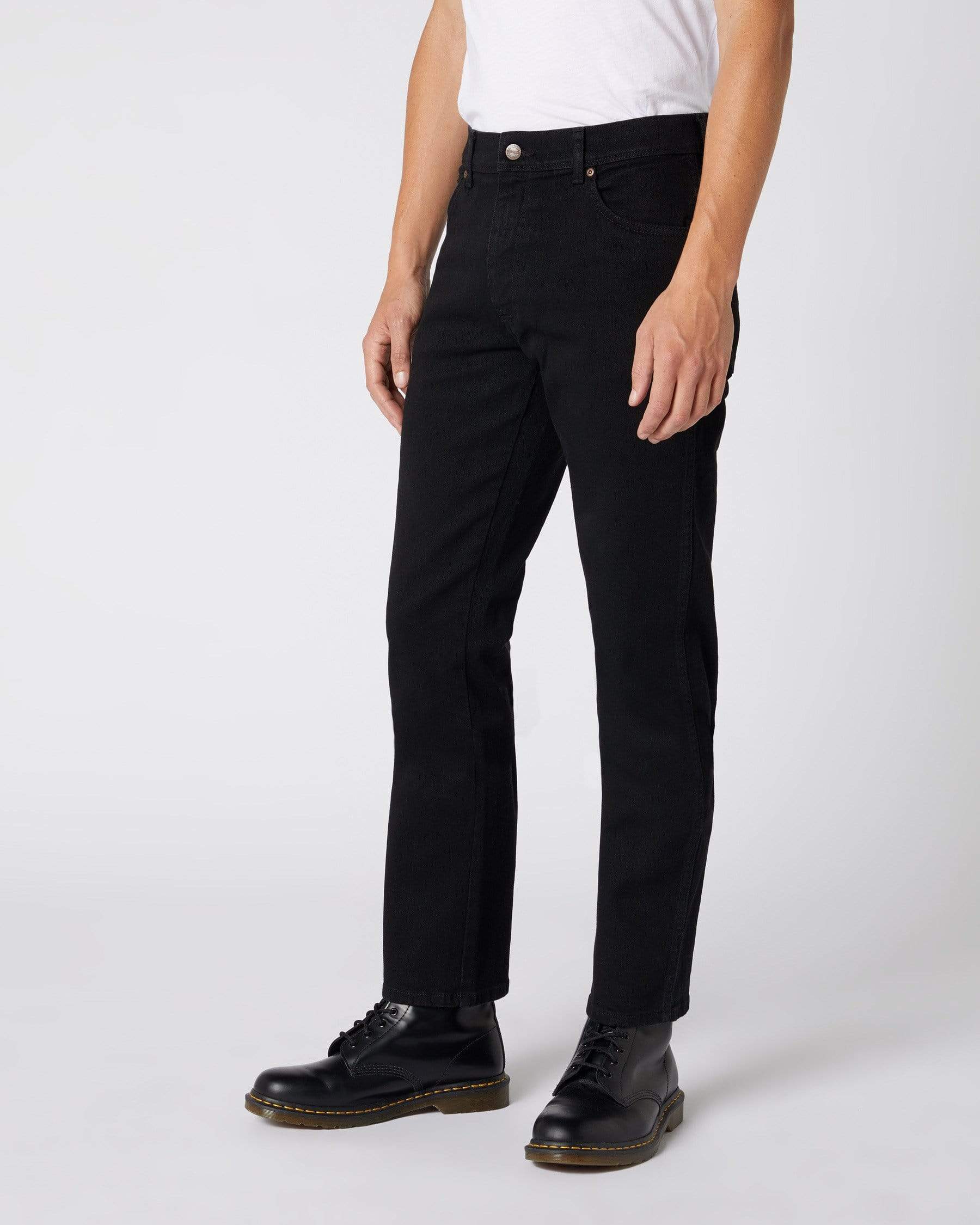 Texas Stretch Authentic Straight Mens Jeans - Black