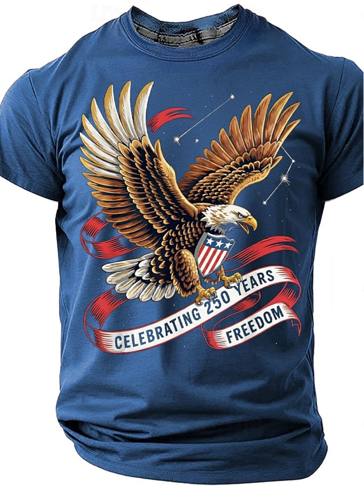 Leisure Freedom Eagle 250Th Anniversary Commemorative T-Shirt