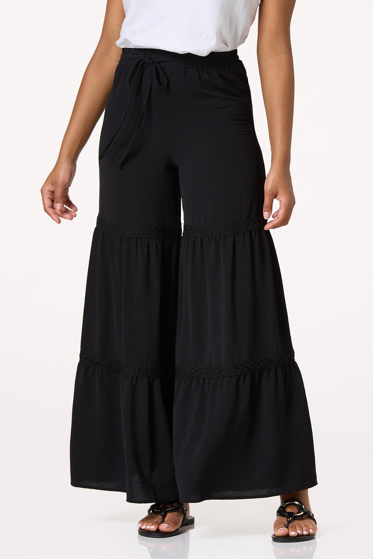 Lace Inset Pants